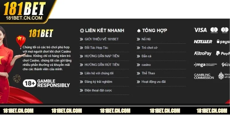 Quy định pháp lý trong miễn trừ trách nhiệm 181BET