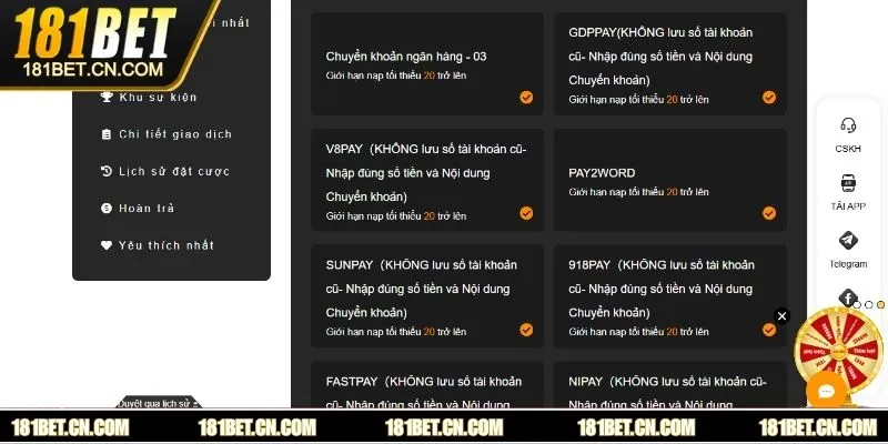 Thắc mắc thường gặp khi giao dịch tại 181BET 