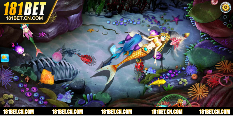 Trải nghiệm bắn cá tiểu tiên cá để có cơ hội rinh thưởng khủng tại 181BET