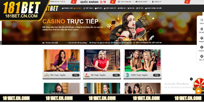 Trải nghiệm chơi Blackjack tại 181BET